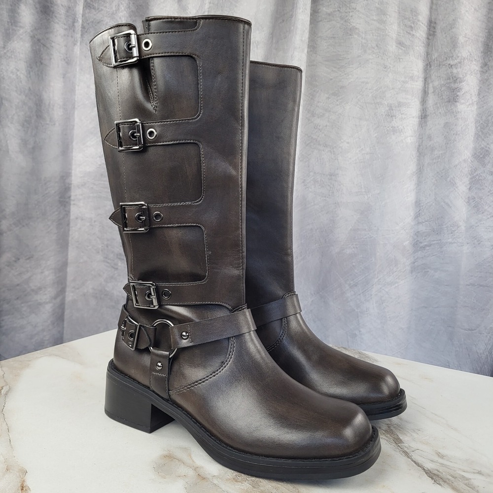 Women's Light Weight Chunky Harness Campus Boots Women's 9.5 Brown
